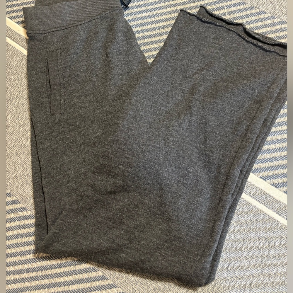 Victoria’s Secret Dark Gray Markel Distressed Hem Joggers/ Sweatpants - Picture 2 of 8